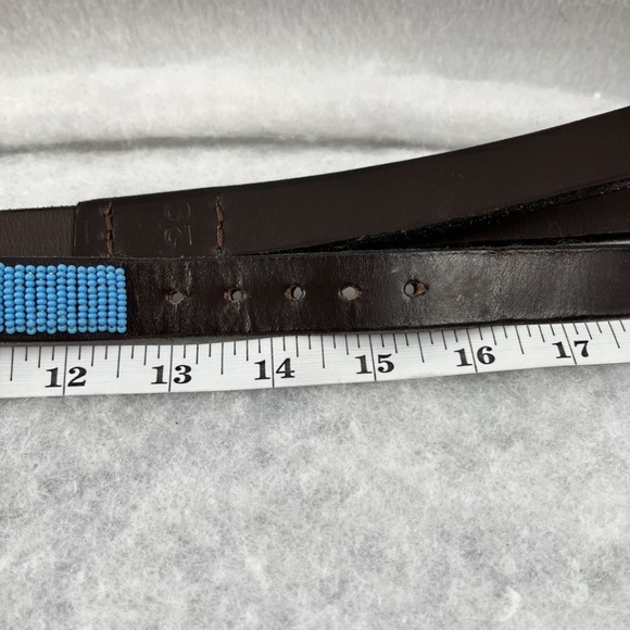 The Kenyon Collection Lagoon Beaded Leather Dog Lead and Collar NWOT - Picture 12 of 12